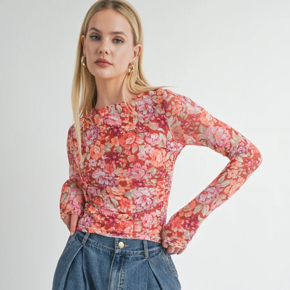 Floral top Sz Small